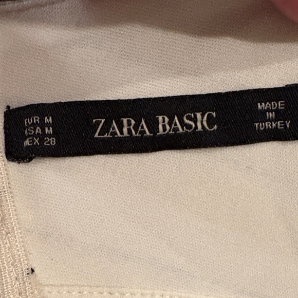 Zara White and Blue Striped Dress - Picture 2 of 3